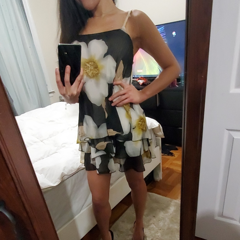 Chiffon Flower Sun Dress